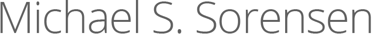Michael S. Sorensen logo